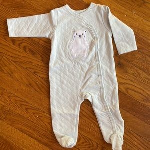 Free with any purchase - Sterling baby footie blue 9M